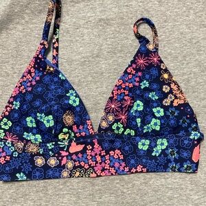 aerie Floral Bikini Top